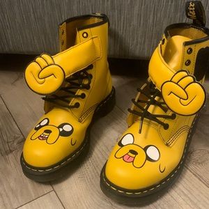 Yellow Dr Martens For Adventure Time Boots . Jake the Dog